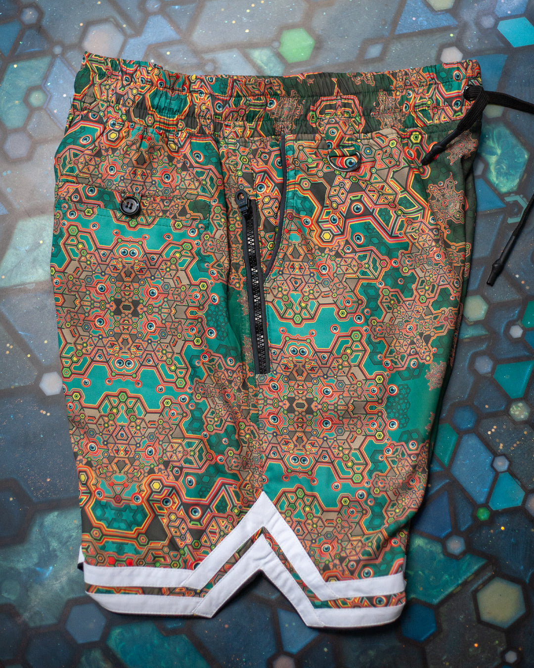 Boxing Short White Mountains Men / Microfiber - ATLANTHEON